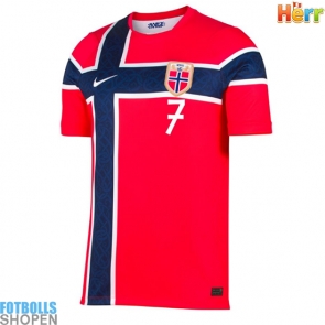 Billiga Norge Alexander Sorloth #7 Hemmatröja VM 2026 Kortärmad